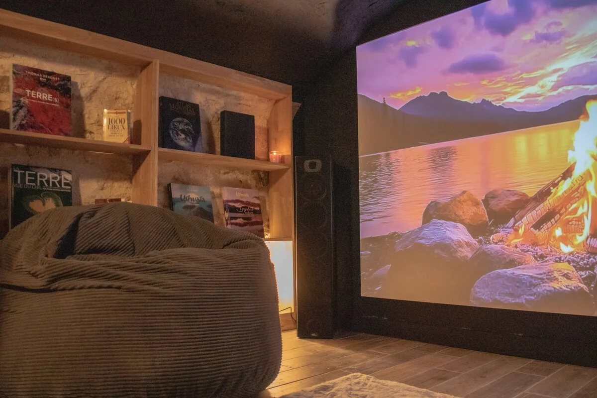 Coin lecture dans le home cinéma