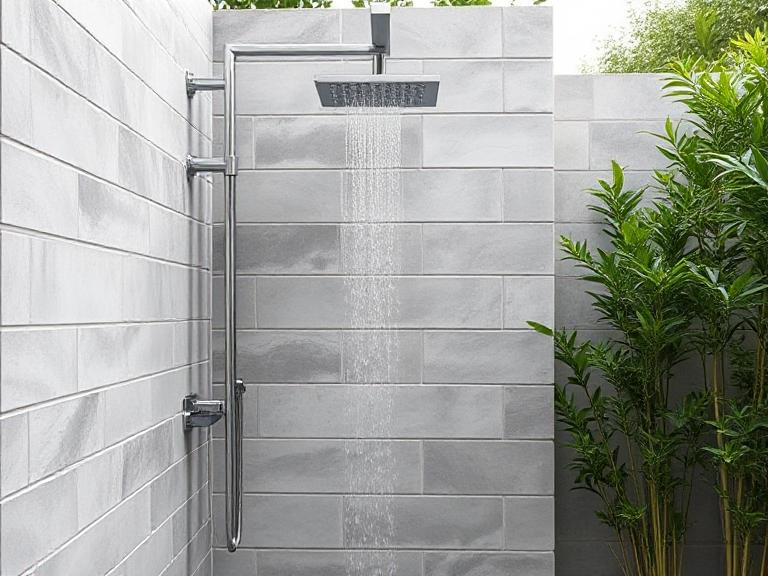 Douche extérieure